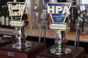 Wye Valley Brewery ales. The Crown at Whitchurch, David Broadbent Photography